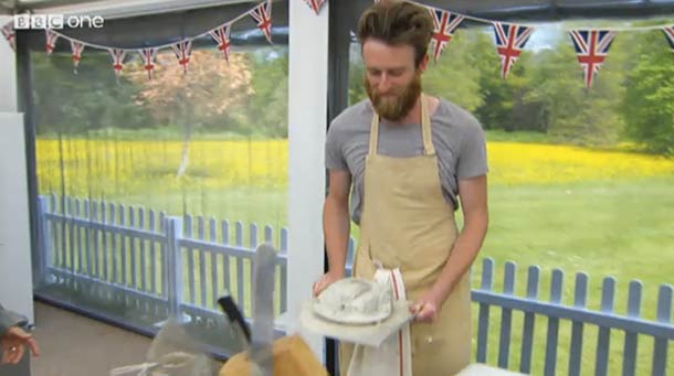 The Great British Bake Off 'Bin-gate' scandal (image © BBC)